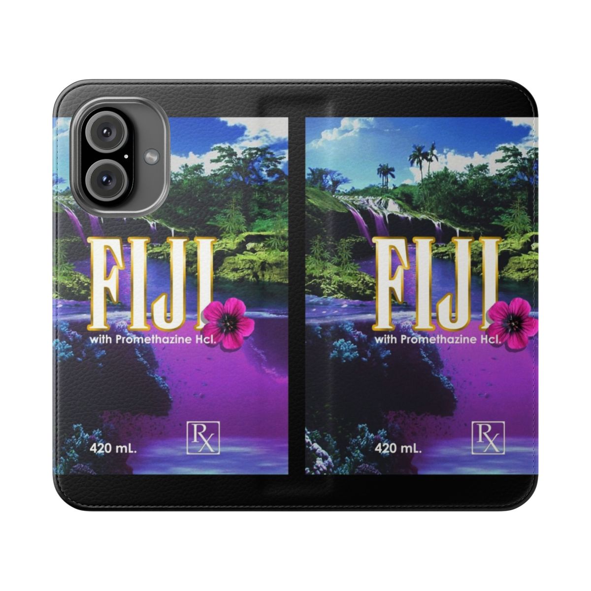 A stylish and trendy purple dream vaporwave-inspired phone case.