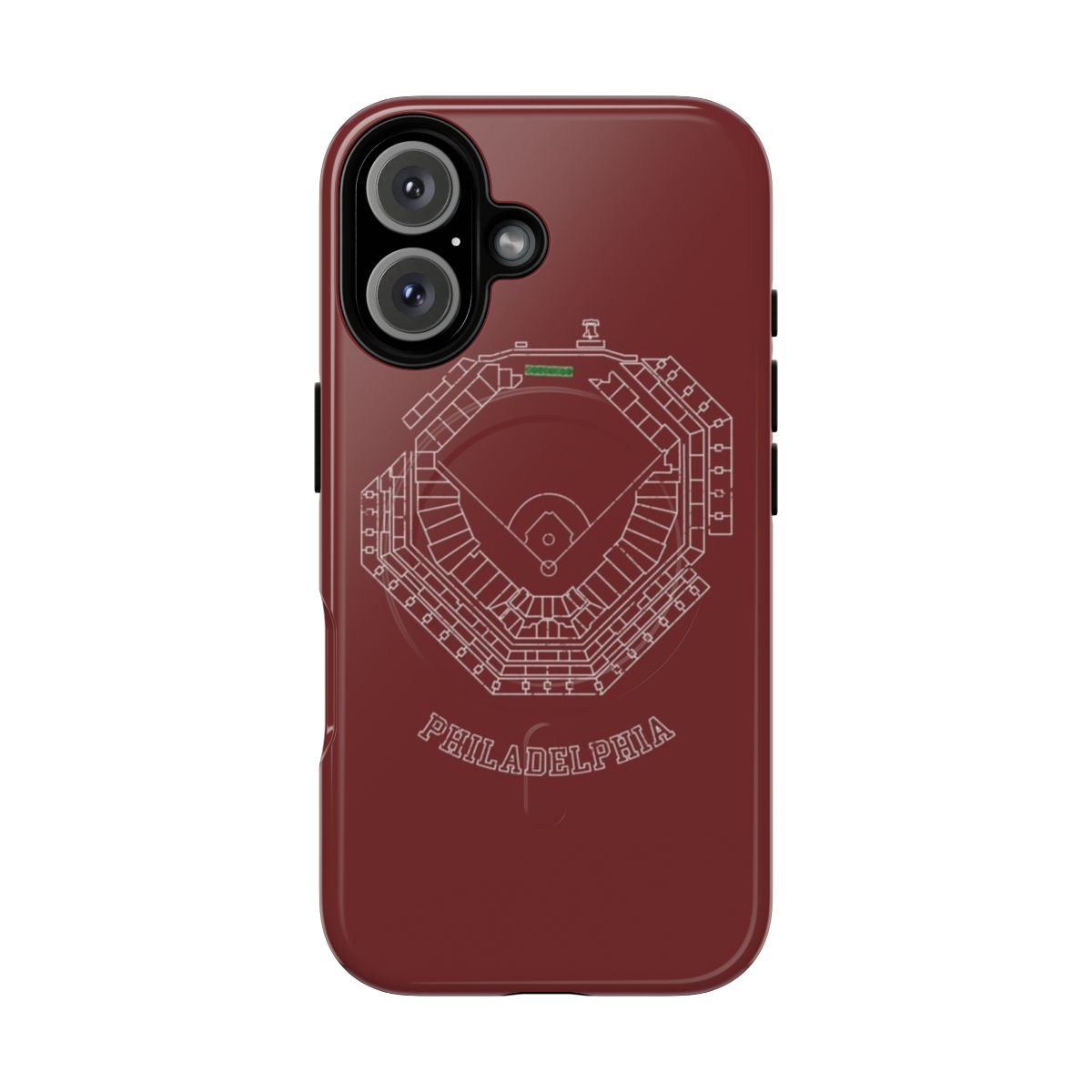 Phillies-inspired magnetic tough phone case