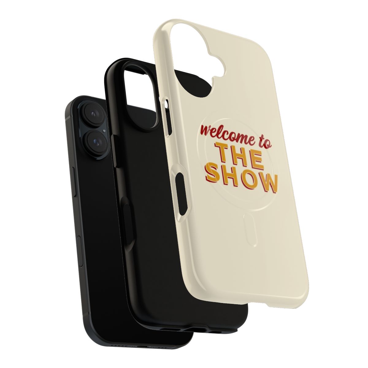 Stylish magnetic tough phone case featuring Niall Horan's "The Show" album art and lyrics - Layers