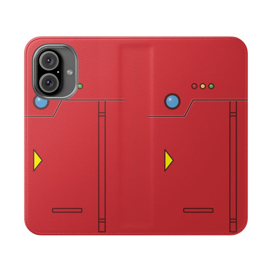 Pokedex-themed flip cover phone case for Generation 1 Pokemon fans