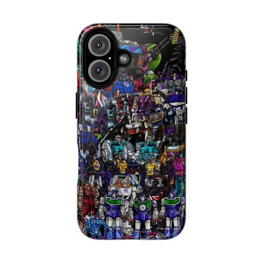 Transformers G1 Decepticons-inspired magnetic tough phone case