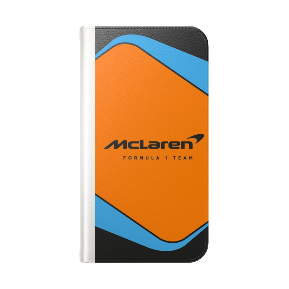 Formula 1-inspired phone case with Mclaren branding - Folded Back