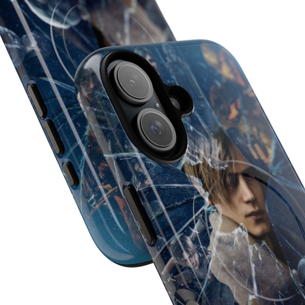 Magnetic Protective Phone Case for Leon Kennedy Fans from Resident Evil - Detail