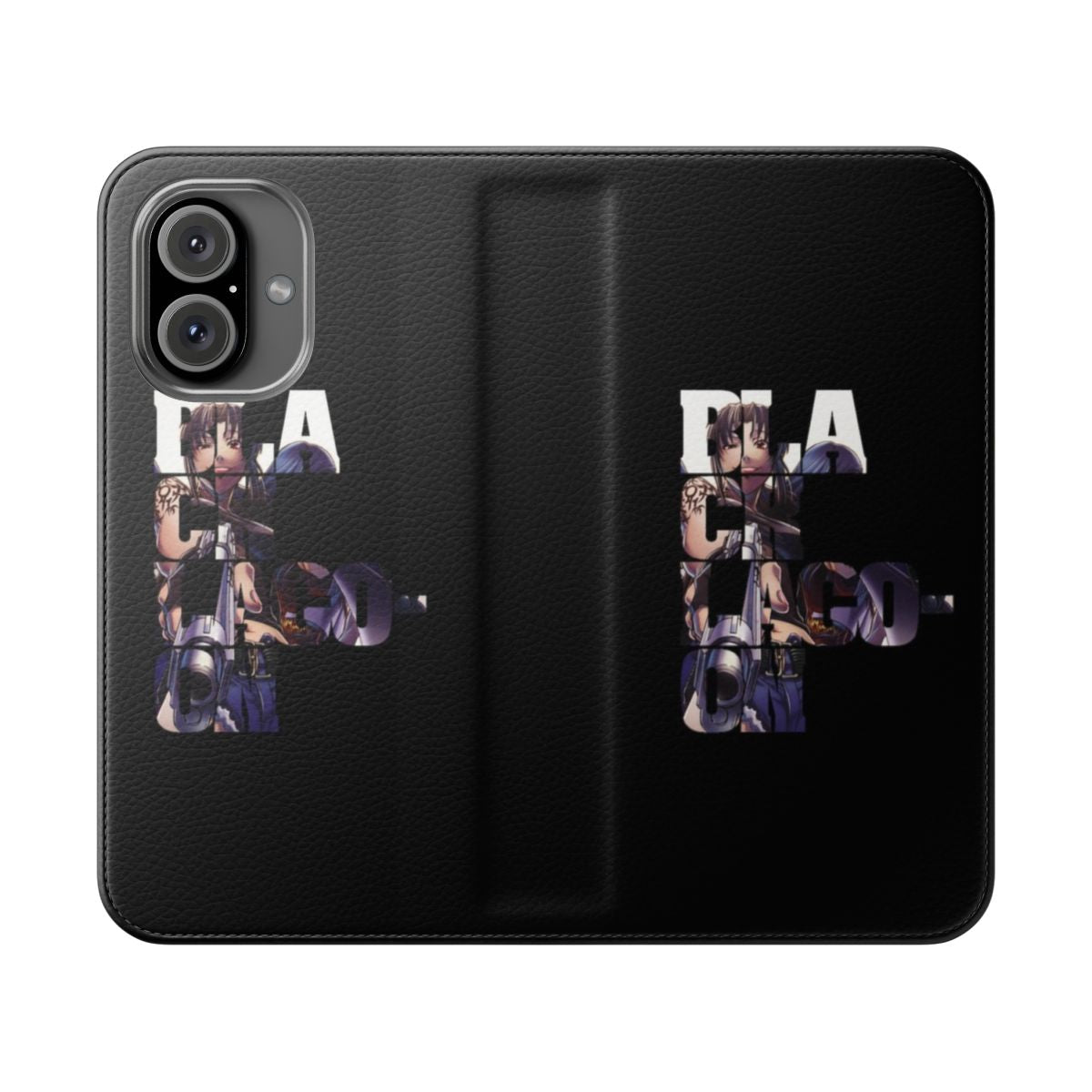 Black Lagoon inspired Revy character flip cover phone case