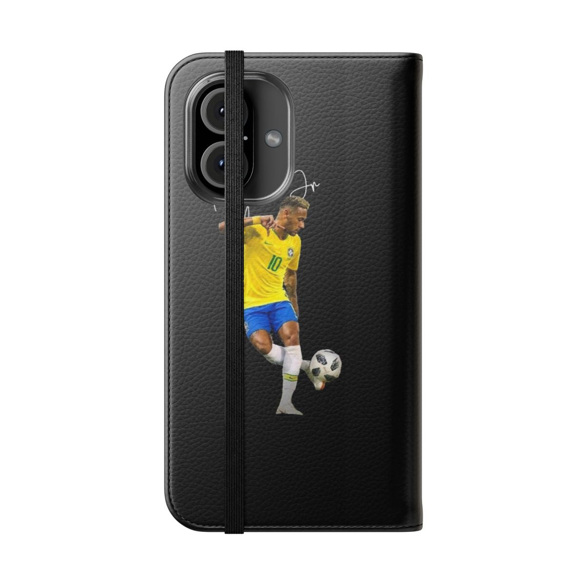 Brazil-inspired classic flip cover phone case - Folded Front