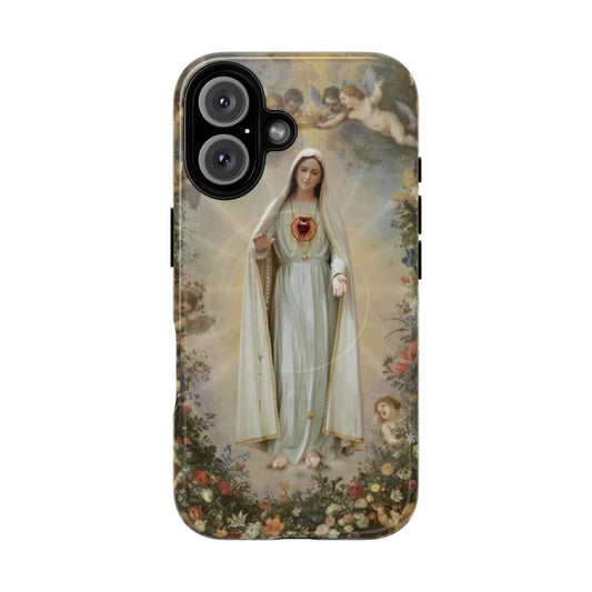 Virgin Mary Immaculate Heart of Mary magnetic phone case