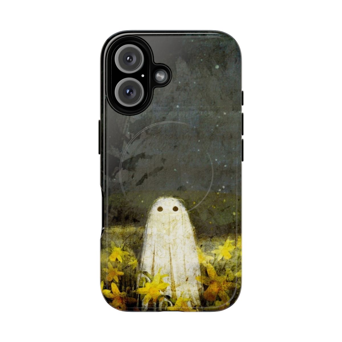 Creepy painting design on a tough phone case