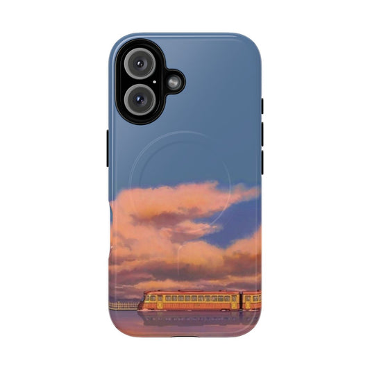 Spirited Away-inspired magnetic tough phone case with studio ghibli artwork