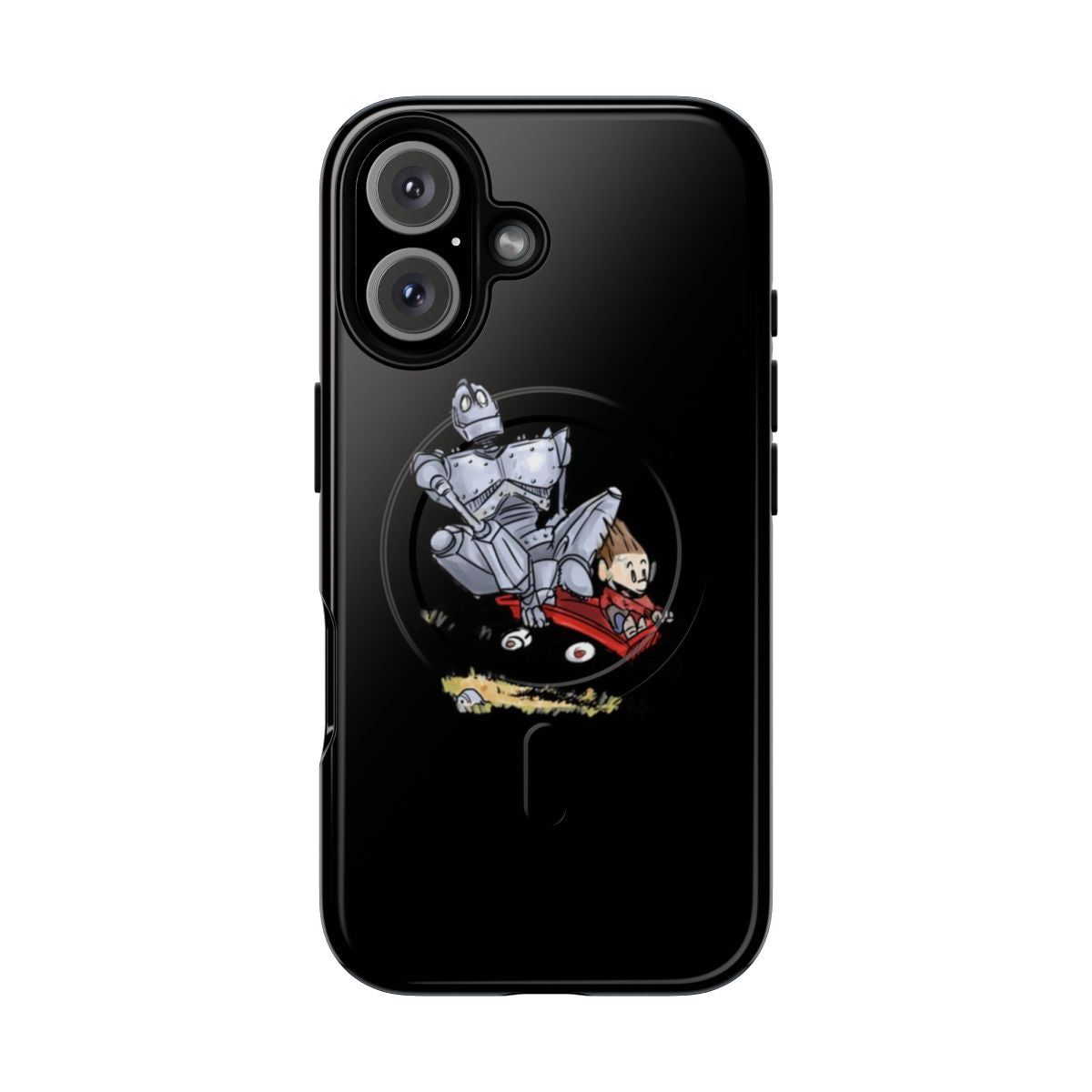 Iron Giant inspired magnetic protective phone case