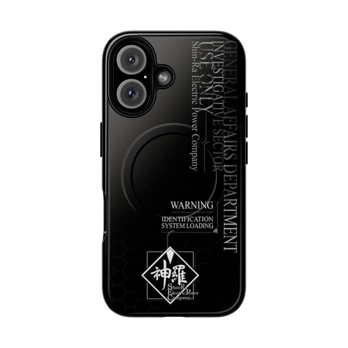 Tough phone case featuring the Turks and Shinra Corporation from the video game Final Fantasy VII