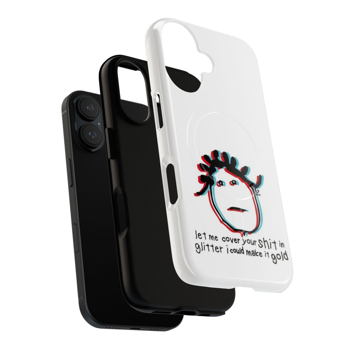 Rihanna-inspired magnetic tough phone case - Layers