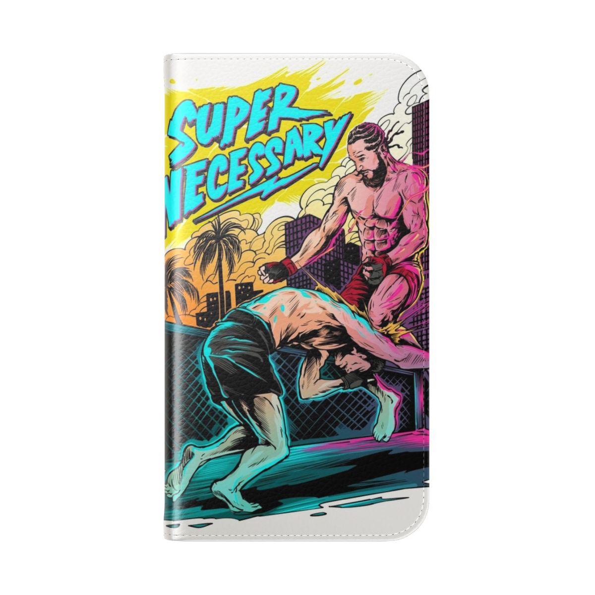 UFC MMA Inspired Flip Phone Case for Passionate Fans - Folded Back