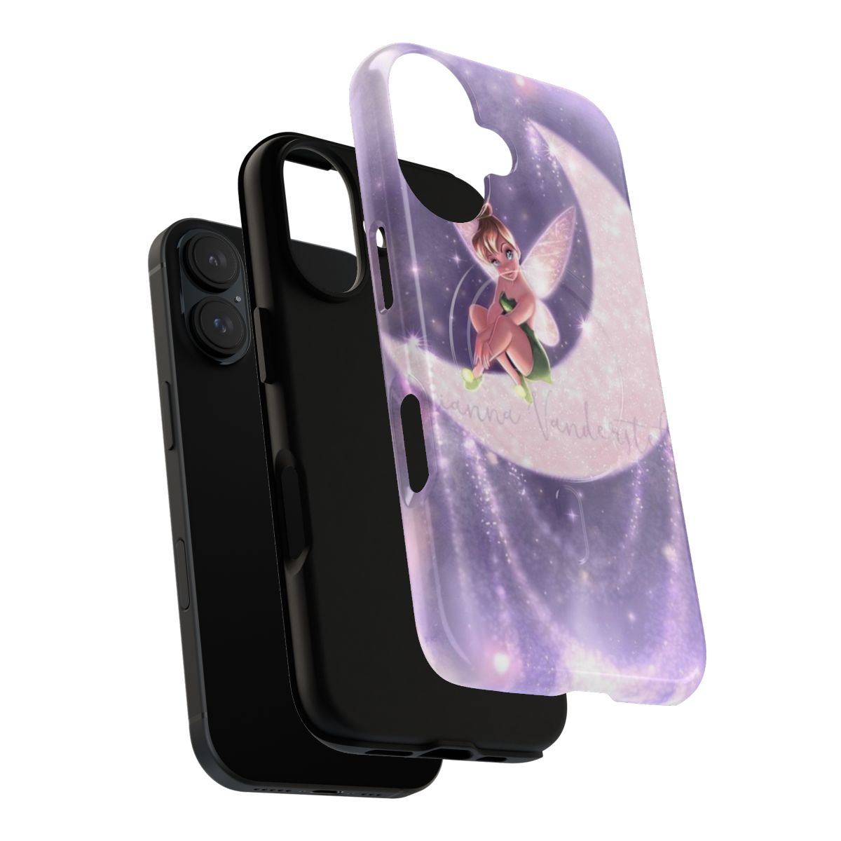 Tinkerbell themed magnetic tough phone case - Layers