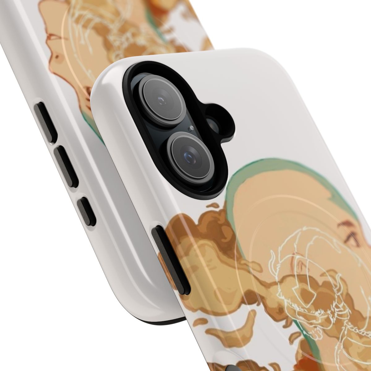 Magnetic phone case featuring Aang, the main character from Avatar: The Last Airbender - Detail