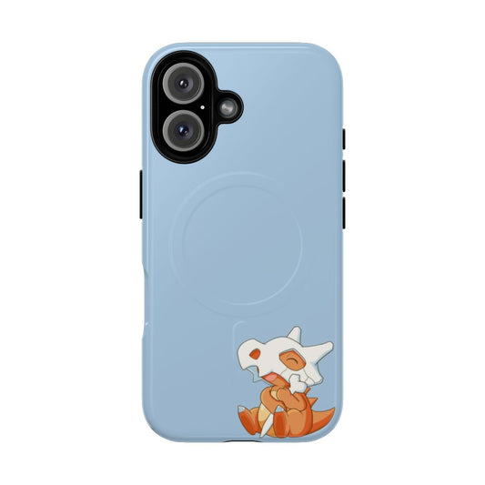 Image of a durable, magnetic phone case featuring the Pokemon character Cubone