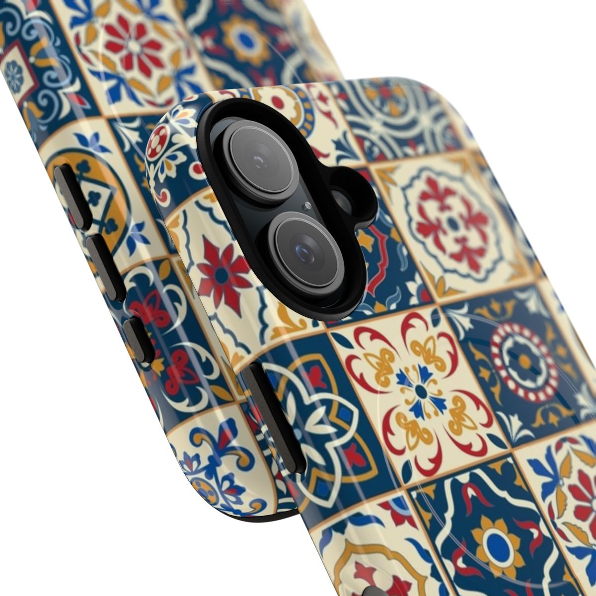 Colorful Moroccan tiles pattern phone case - Detail