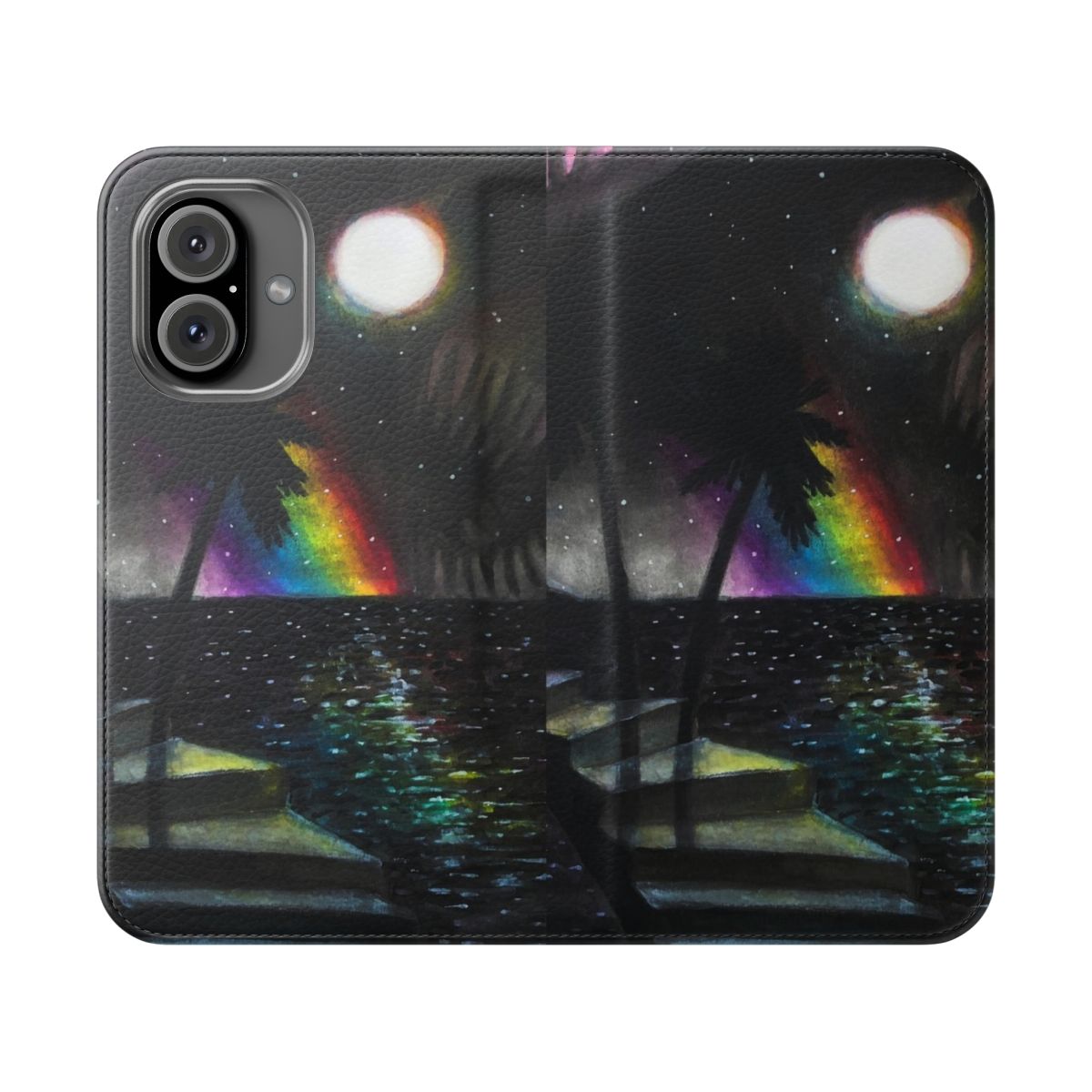 Indie rock-inspired flip cover phone case featuring Hawaii Part II, Miracle Musical, Tally Hall, and The Mind Electric artwork