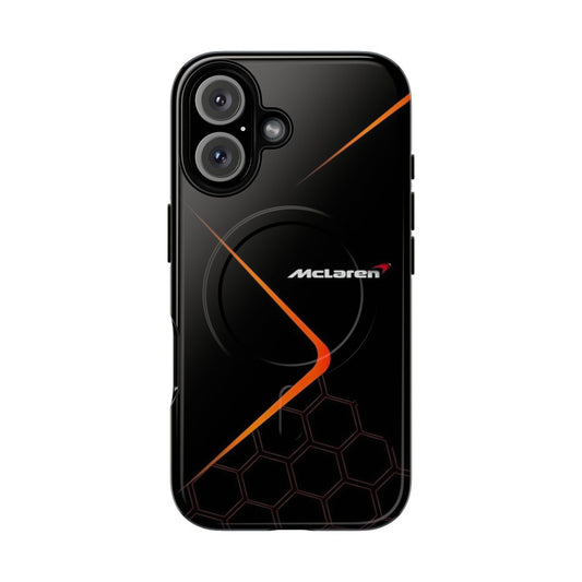 Mclaren-inspired phone case with a tough, durable design