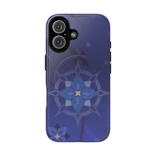 Genshin Impact Albedo Magnetic Tough Phone Case with Friendship Namecard Design