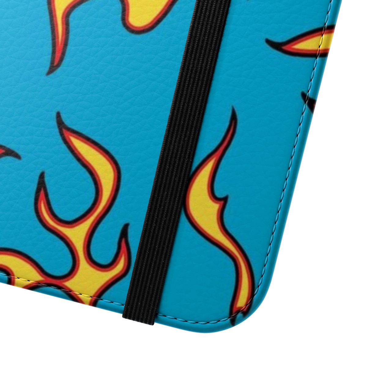 Stylish flame-inspired phone case for fans of Tyler the Creator and Golf Le Fleur - Close Up