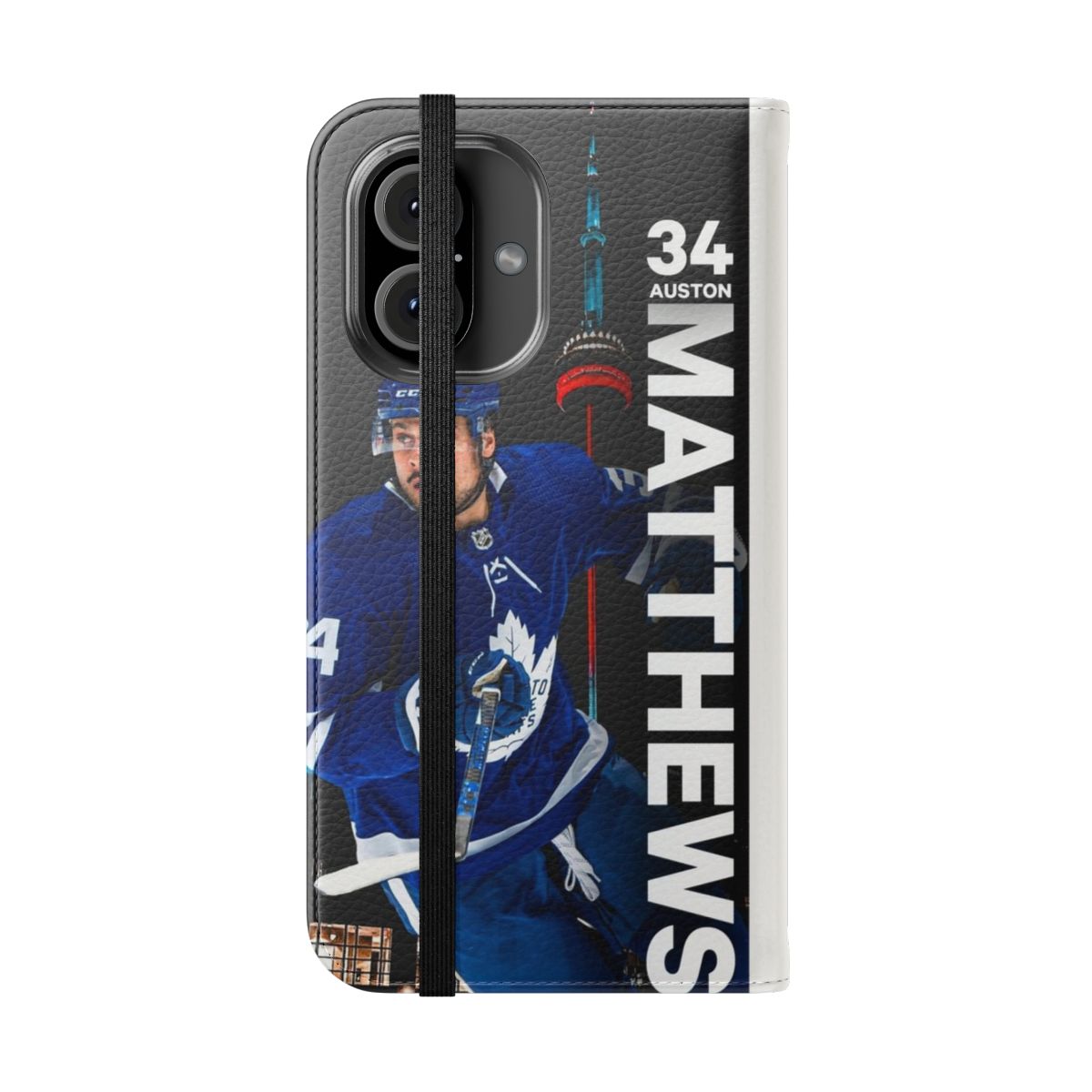 Auston Matthews #34 hockey player phone case - Folded Front