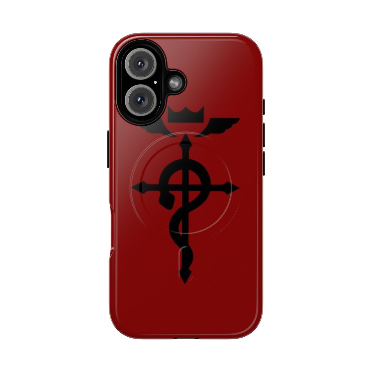 Alchemist symbols phone case with magnetic closure and durable design