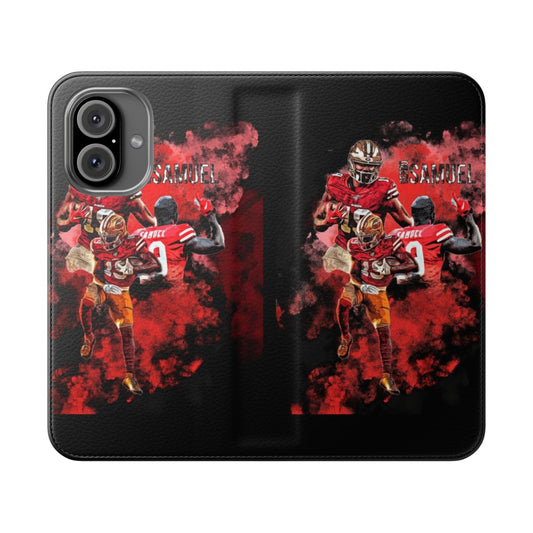 Deebo Samuel inspired phone case with flip cover design