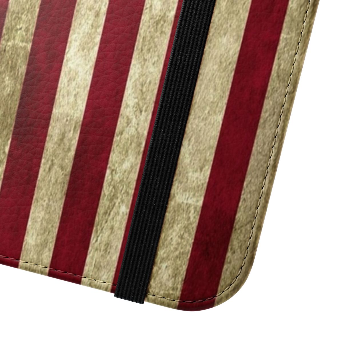 Patriotic American flag design flip phone case - Close Up