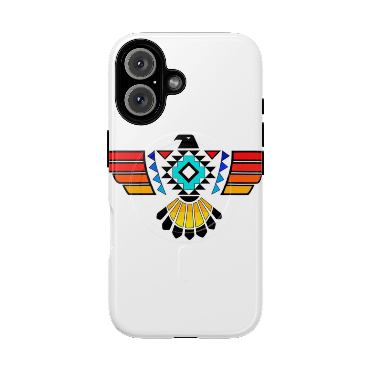 Thunderbird-inspired magnetic tough phone case