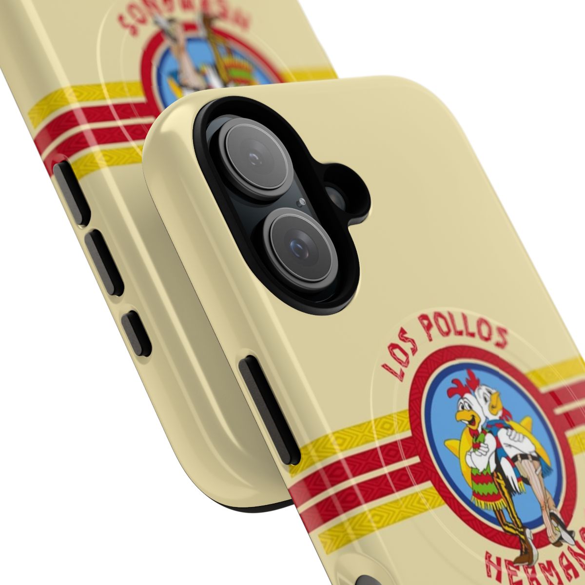 Los Pollos Hermanos inspired magnetic tough phone case with a vintage, retro design - Detail