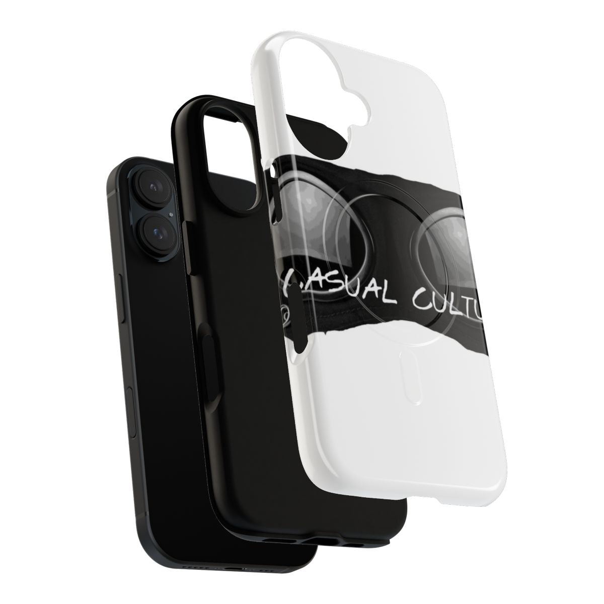 Tough magnetic phone case with a stylish Casual Culture design - Layers