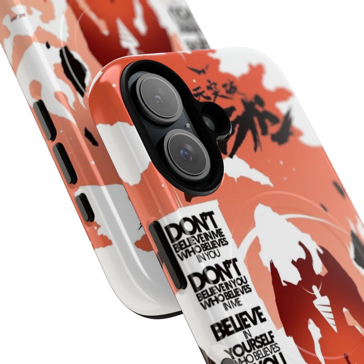 Skizorr-branded phone case featuring the movie poster design for the anime series Gurren Lagann - Detail