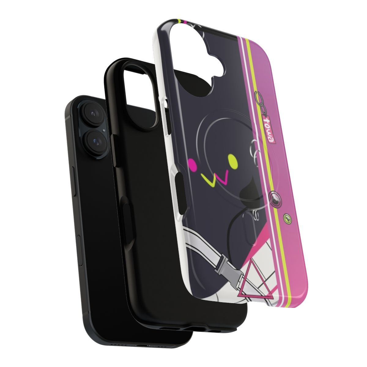 Tokoyami Towa Hololive character inspired magnetic tough phone case - Layers