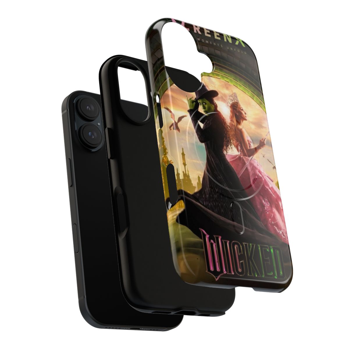 Wicked fantasy movie graphic on a magnetic tough phone case - Layers