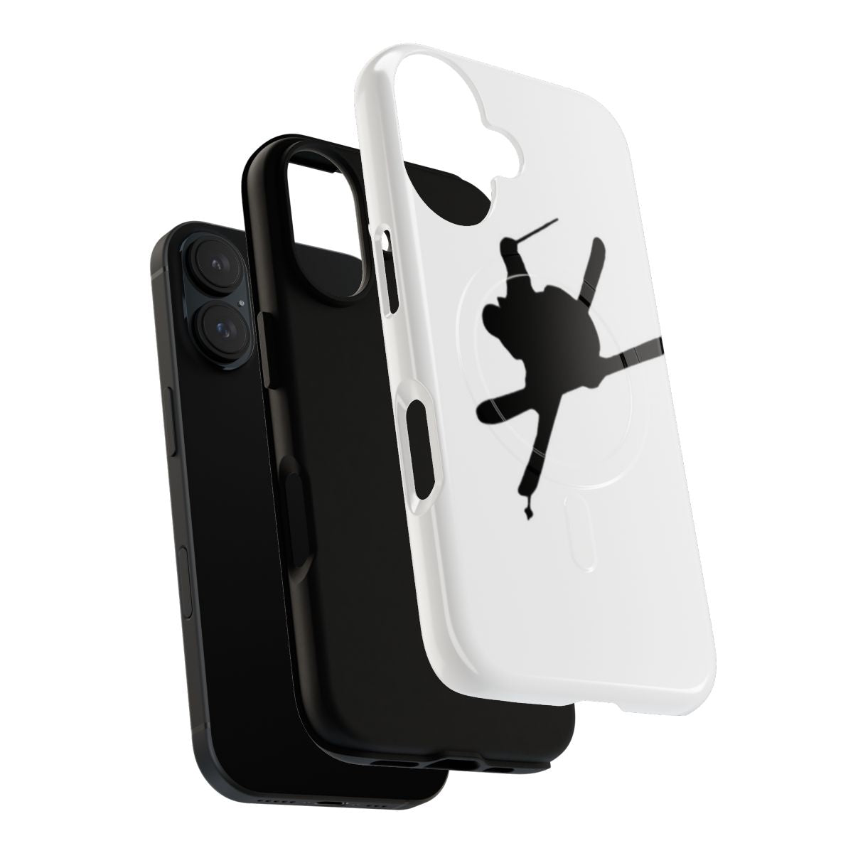 Rugged phone case with skiing and snowboarding graphics - Layers