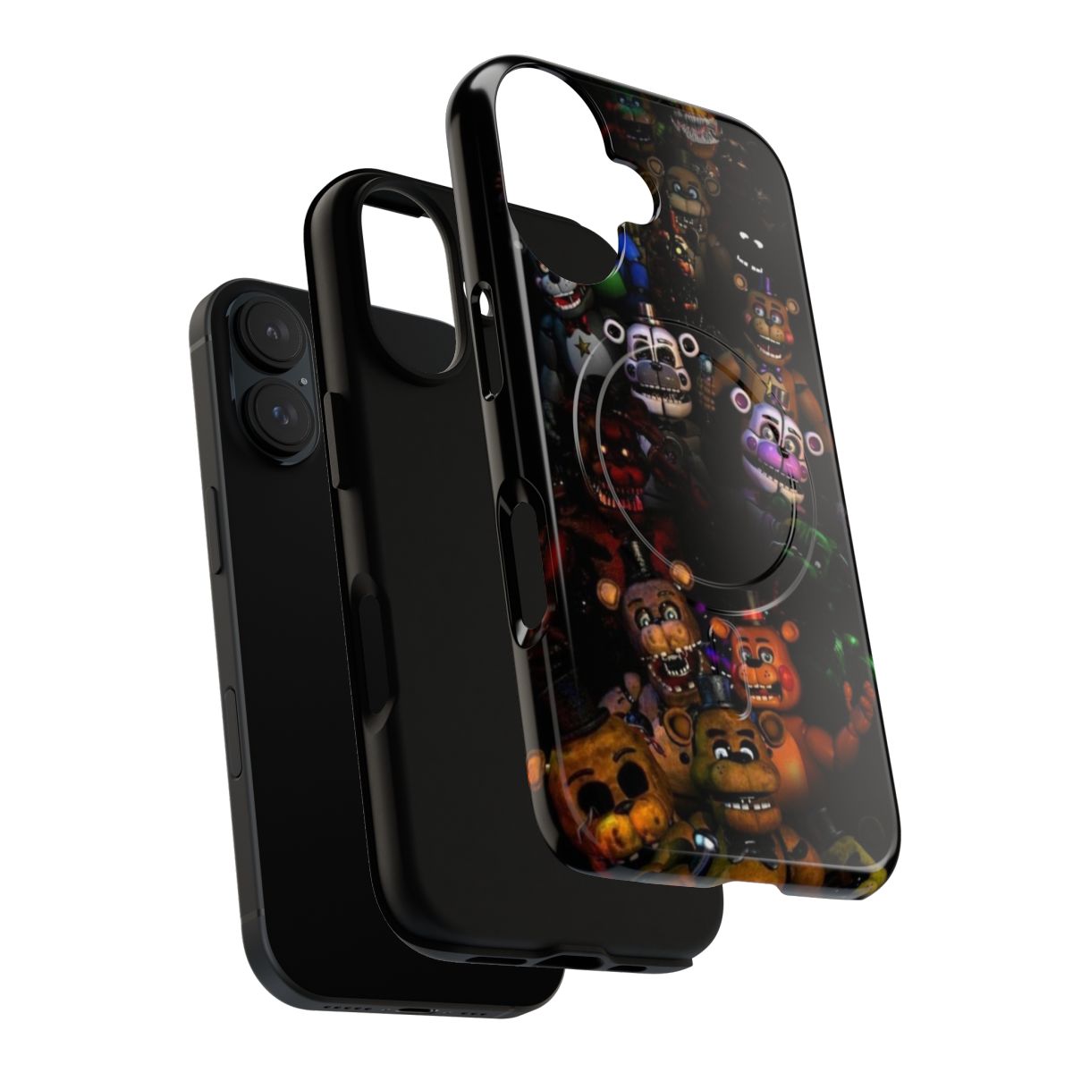 Magnetic and tough phone case featuring designs from the game Five Nights at Freddys Security Breach - Layers