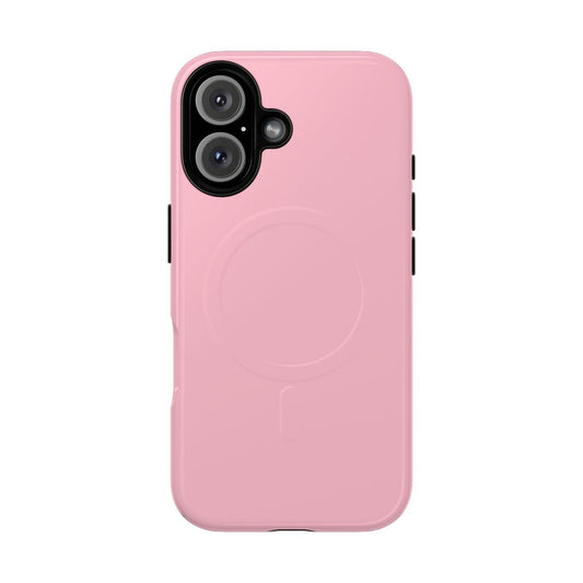 Solid pink phone case with a minimalist, feminine design