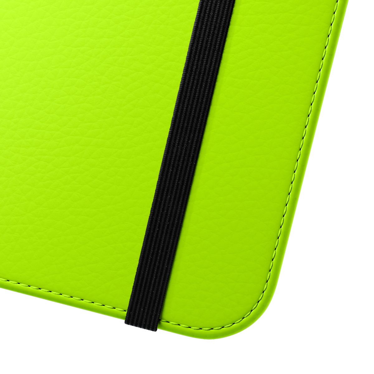 Vibrant solid neon green phone case cover - Close Up