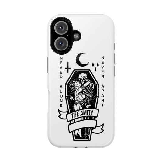 Amity Affliction inspired magnetic tough phone case with graphic art design