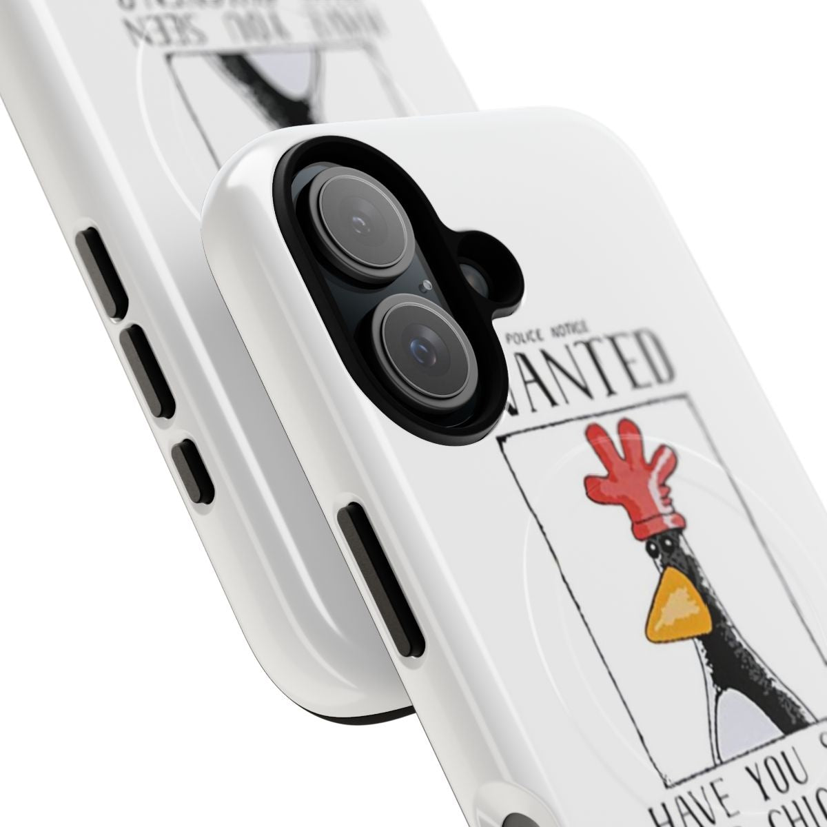 Wallace and Gromit inspired phone case with a magnetic closure and tough design - Detail