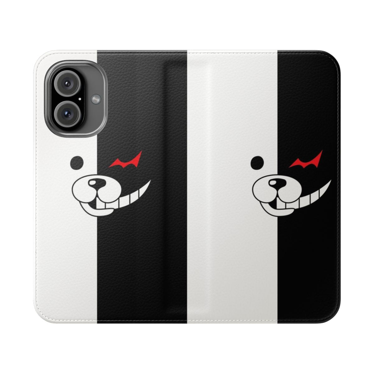 Monokuma Flip Cover Phone Case for Danganronpa Fans