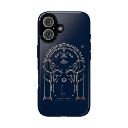 Magnetic tough phone case featuring the Gates of Moria from Lord of the Rings