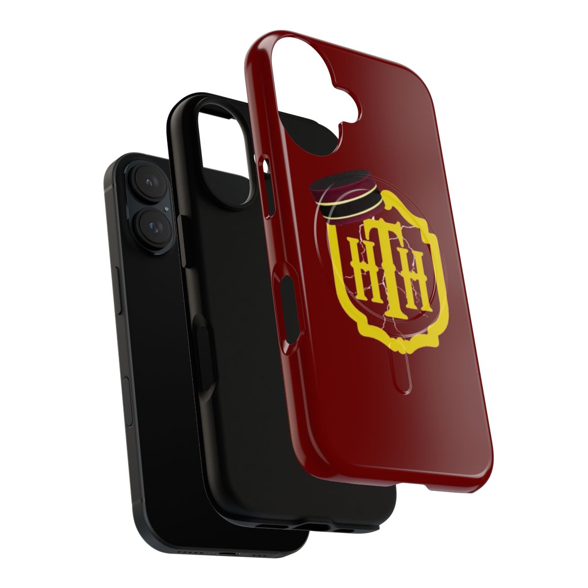 Tower of Terror-inspired magnetic tough phone case with Twilight Zone and Disney theming - Layers