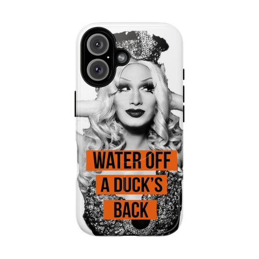 Magnetic tough phone case featuring designs inspired by popular Drag Race contestants