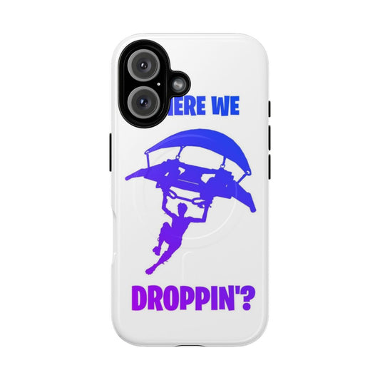 Durable and customizable Fortnite-themed phone case with magnetic closure