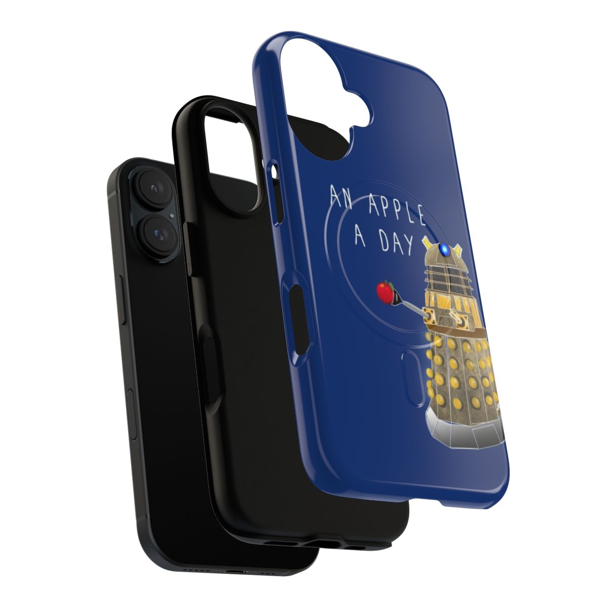 Magnetic Tough Case with Apple Design for Doctor Who Fans - Layers