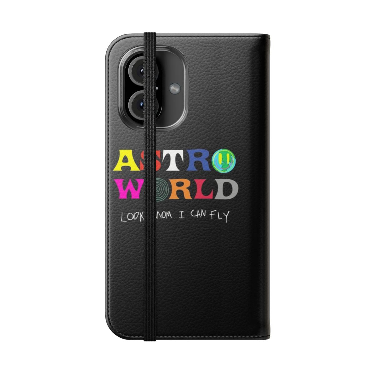 Stylish Astroworld-inspired protective phone case - Folded Front