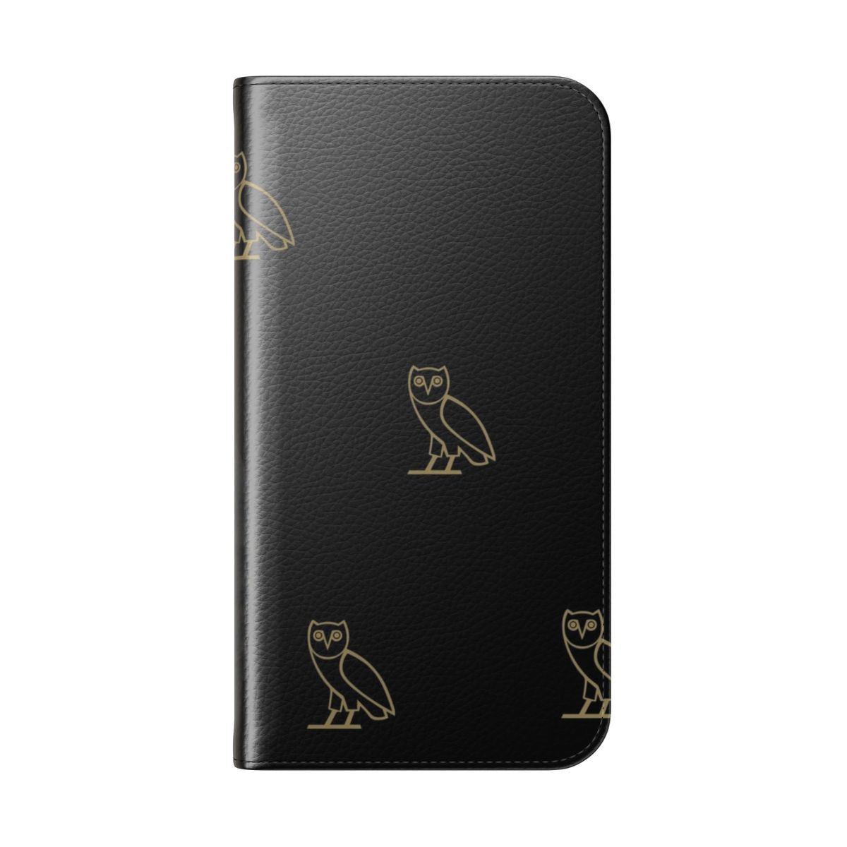 Drake Inspired Flip Cover Phone Case for Smartphones - Folded Back