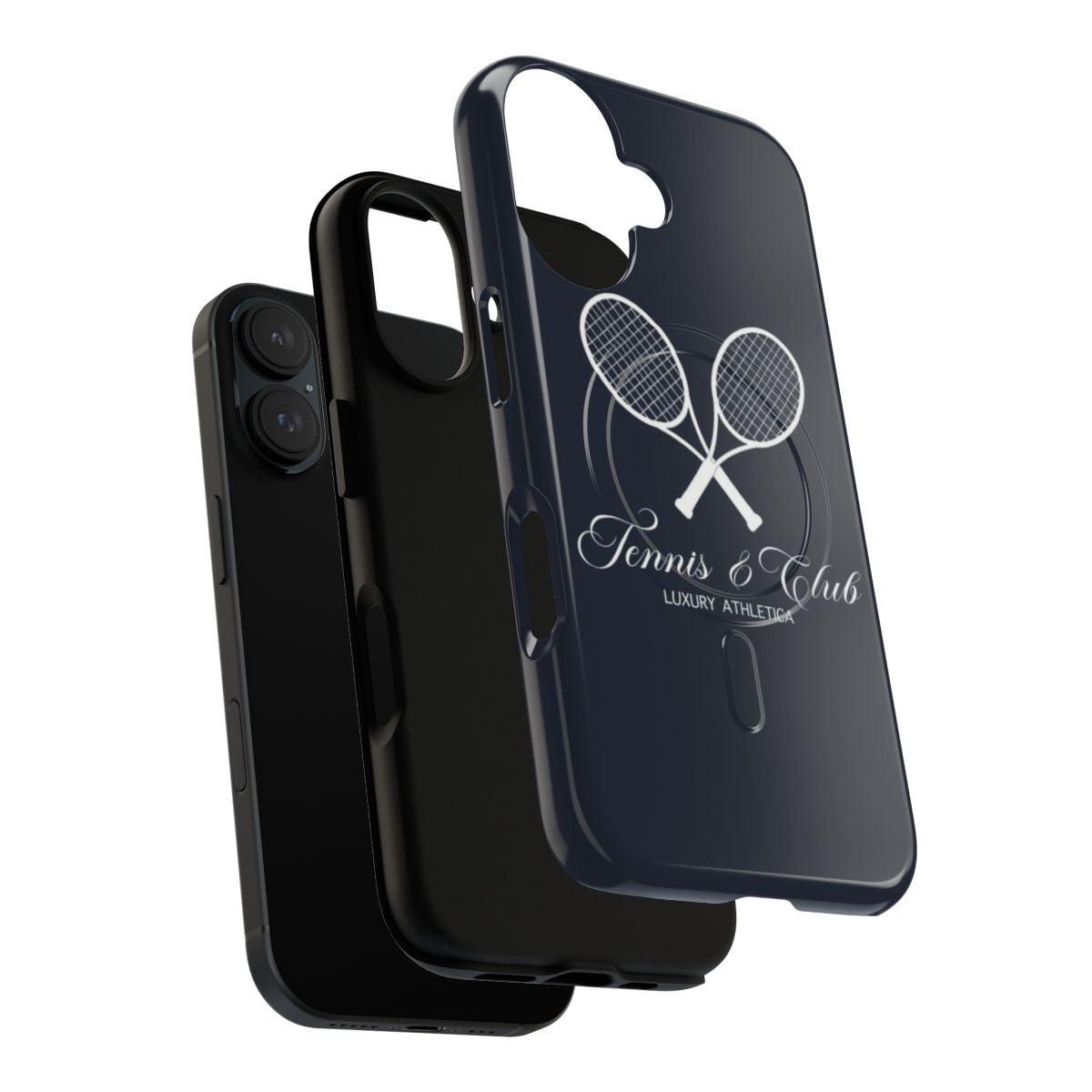 Magnetic tough phone case with tennis-themed design - Layers