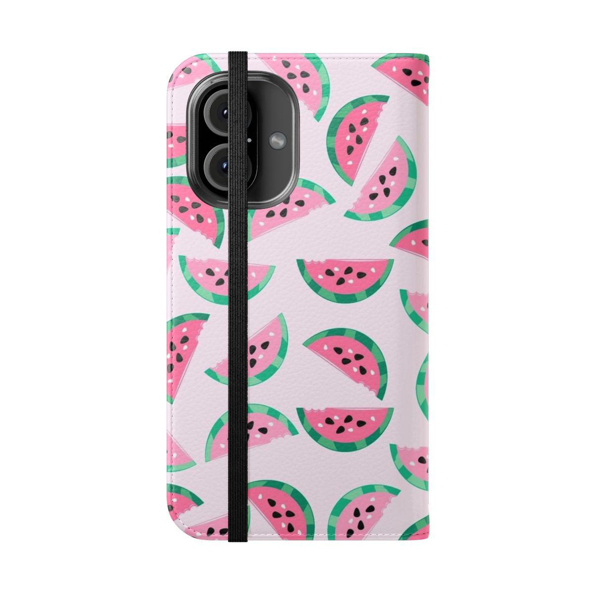 Vibrant and pastel watermelon pattern phone case - Folded Front